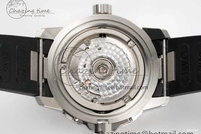 MIROTIME 0805 Aquatimer SS IW3290 RSF 1:1 Best Edition Blue Dial on Black Rubber Strap A Fashionable 7074